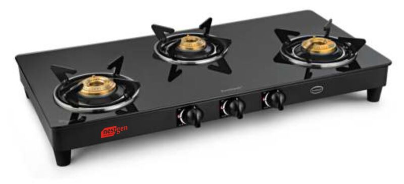 Lotus - 3 Burner Glass Top